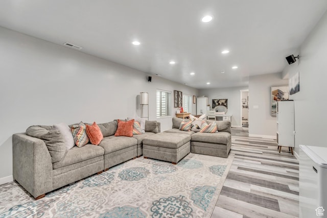 739 S 160 W, American Fork, UT 84003 - living room with recessed lighting and light wood-type flooring