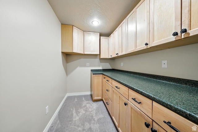 3072 W Current Creek Dr, South Jordan, UT 84095 - laundry room featuring light carpet and a textured ceiling