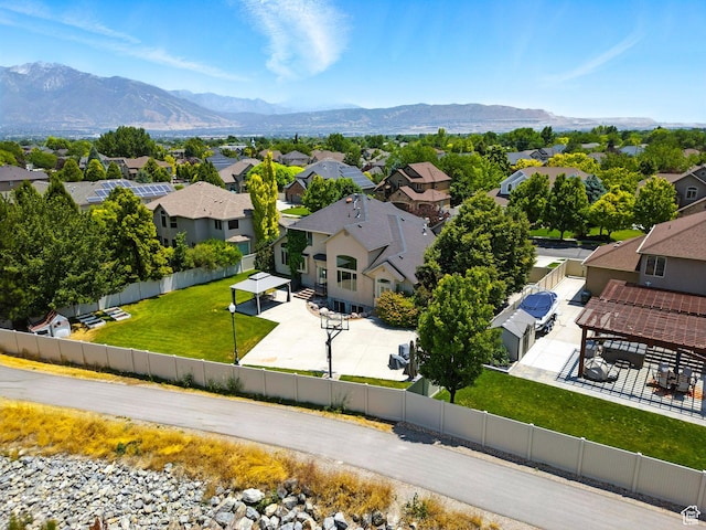 3072 W Current Creek Dr, South Jordan, UT 84095 - aerial view of residential area featuring a mountain backdrop