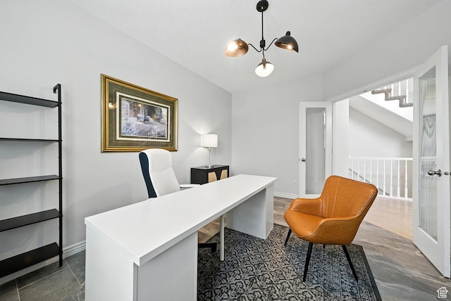 3072 W Current Creek Dr, South Jordan, UT 84095 - office area featuring baseboards