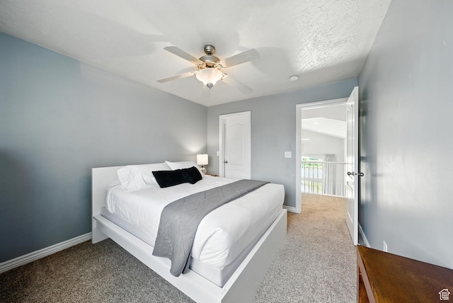 3072 W Current Creek Dr, South Jordan, UT 84095 - carpeted bedroom featuring baseboards and a ceiling fan