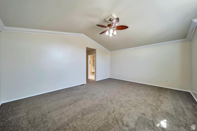 5072 S 1150 E, Ogden, UT 84403 - additional living space featuring ceiling fan, carpet floors, and lofted ceiling