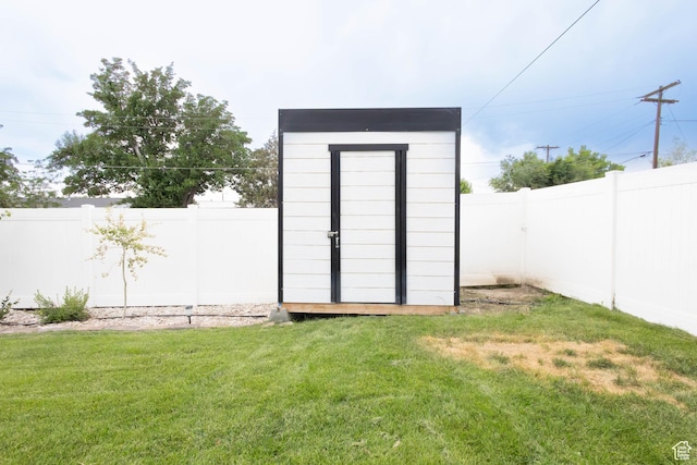 275 N 500 W, Price, UT 84501 - view of shed featuring a fenced backyard