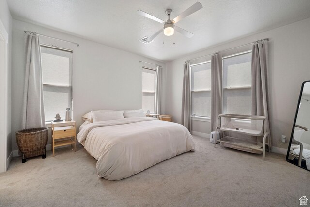 1044 S 2800 E, Spanish Fork, UT 84660 - carpeted bedroom featuring a ceiling fan