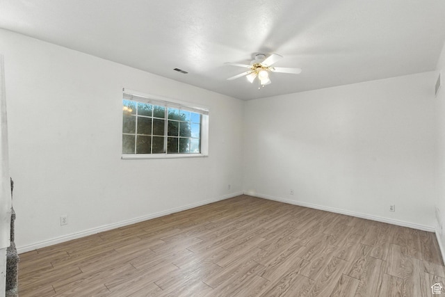 1692 W 680 N, Pleasant Grove, UT 84062 - unfurnished room featuring light wood-style flooring and ceiling fan
