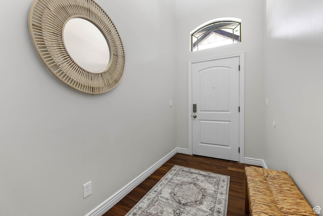 3315 W Birch Creek Rd S Unit 28D, West Haven, UT 84401 - entrance foyer featuring dark wood-type flooring and baseboards