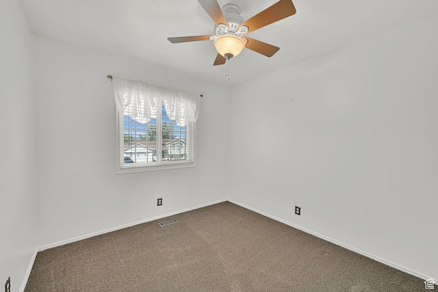 3972 S 4450 W, West Haven, UT 84401 - empty room with dark colored carpet and ceiling fan