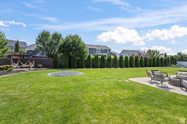 10262 N Yorkshire Cir, Highland, UT 84003 - view of yard with a patio