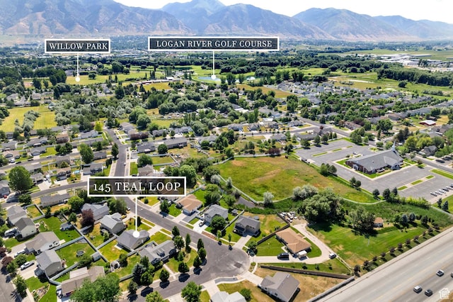 145 Teal Loop, Logan, UT 84321 - bird's eye view of a mountainous background