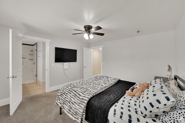 1788 N 925 E, North Ogden, UT 84414 - bedroom featuring light colored carpet and ceiling fan