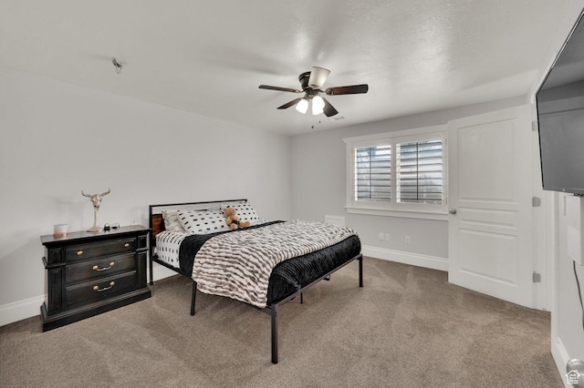 1788 N 925 E, North Ogden, UT 84414 - carpeted bedroom featuring baseboards and ceiling fan