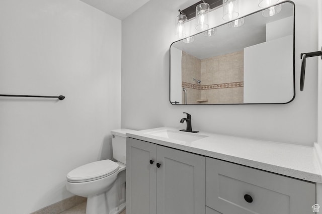 5600 S Ralph Dr, Taylorsville, UT 84129 - bathroom featuring vanity, a shower, and tile patterned floors