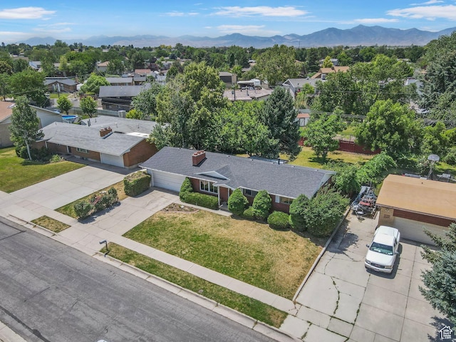 5600 S Ralph Dr, Taylorsville, UT 84129 - aerial perspective of suburban area featuring a mountain backdrop