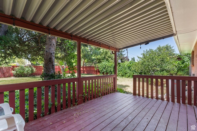5600 S Ralph Dr, Taylorsville, UT 84129 - deck with a fenced backyard