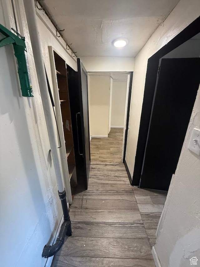 365 Hill St, Helper, UT 84526 - corridor with light wood-type flooring