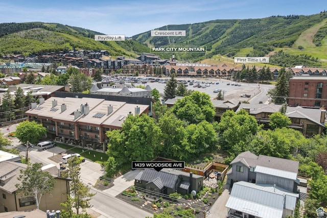 1439 Woodside Ave, Park City, UT 84060 - aerial view of a mountainous background