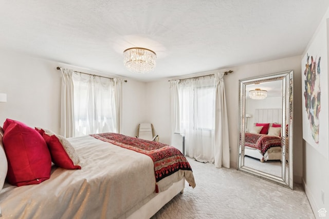 1439 Woodside Ave, Park City, UT 84060 - bedroom featuring carpet flooring and a chandelier