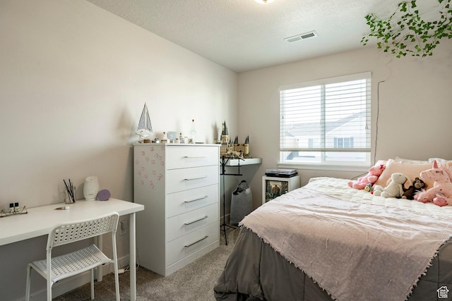 728 W 12260 S, Draper, UT 84020 - bedroom with light colored carpet, an office area, and a textured ceiling