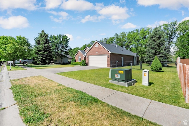 831 N Brookside Dr, Preston, ID 83263 - view of property exterior featuring brick siding and concrete driveway