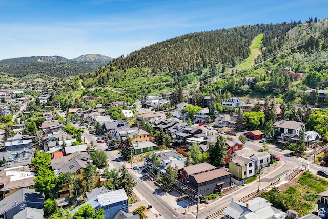 954 Empire Ave, Park City, UT 84060 - aerial perspective of suburban area with a forest and mountains