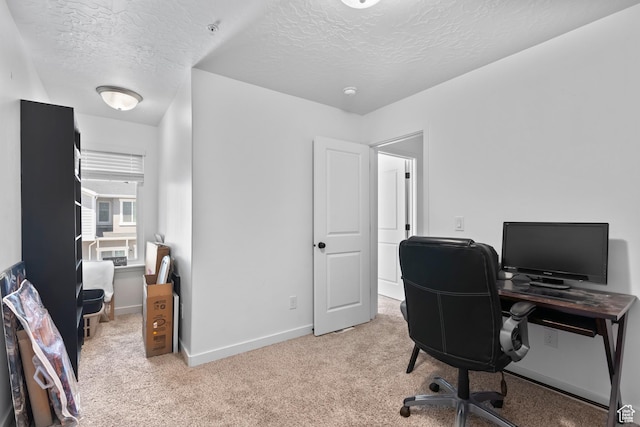 4211 W Camp Floyd Ct, Riverton, UT 84096 - office featuring a textured ceiling and light carpet