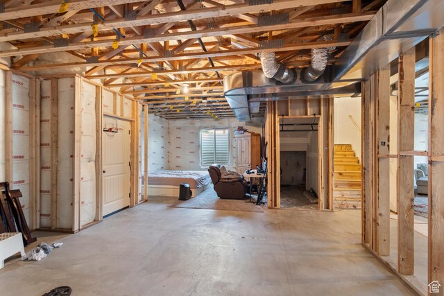 1401 W 1930 N, Pleasant Grove, UT 84062 - below grade area featuring stairs