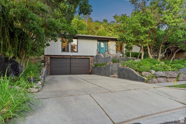 4420 Parkview Dr, Ogden, UT 84403 - view of front of house featuring concrete driveway and an attached garage