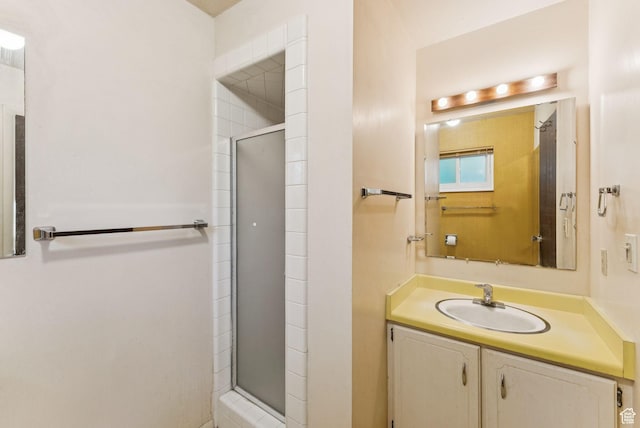 3327 S Crestwood Dr, Salt Lake City, UT 84109 - bathroom with a shower stall and vanity