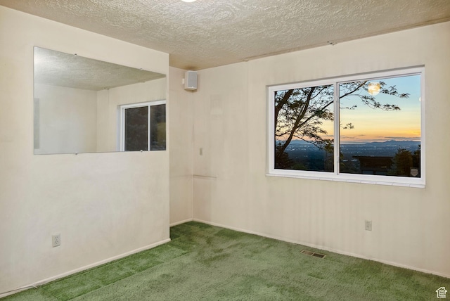 3327 S Crestwood Dr, Salt Lake City, UT 84109 - empty room with carpet and a textured ceiling