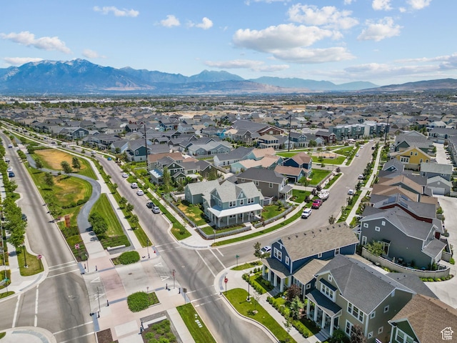 11571 S Skyward Rd W, South Jordan, UT 84009 - aerial overview of property's location featuring nearby suburban area and mountains
