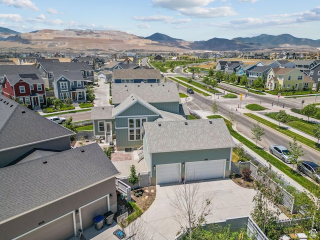 11571 S Skyward Rd W, South Jordan, UT 84009 - aerial perspective of suburban area with a mountain backdrop
