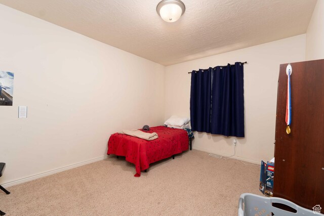 392 E 700 S Unit H, Vernal, UT 84078 - bedroom featuring carpet and a textured ceiling