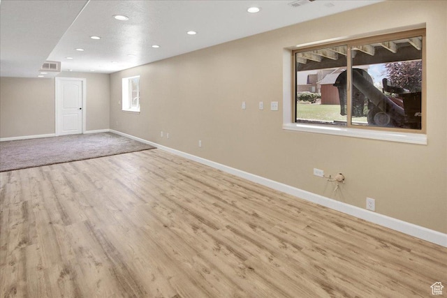 4595 W 1650 N, West Point, UT 84015 - spare room featuring recessed lighting and wood finished floors