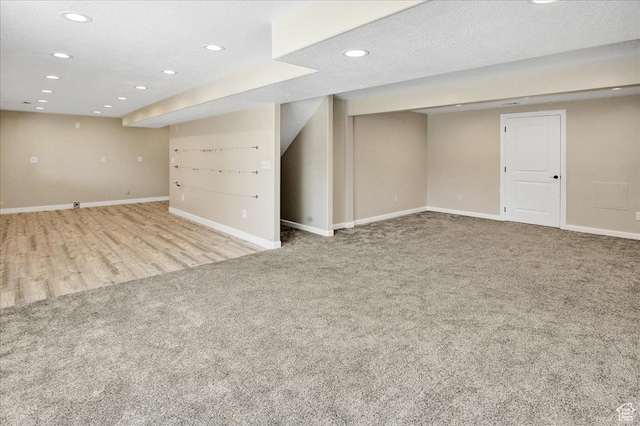 4595 W 1650 N, West Point, UT 84015 - finished basement with carpet floors and recessed lighting