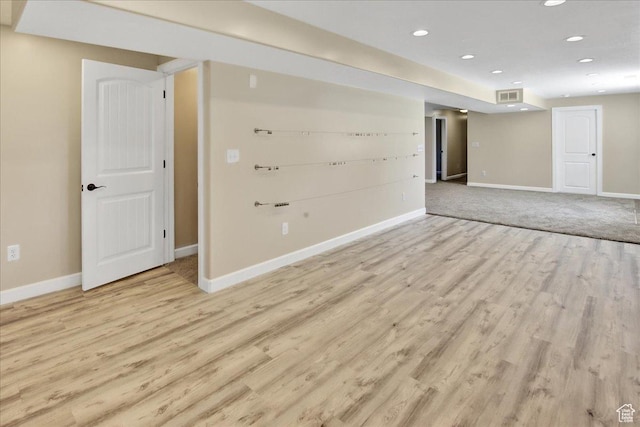 4595 W 1650 N, West Point, UT 84015 - unfurnished room featuring light wood finished floors and recessed lighting