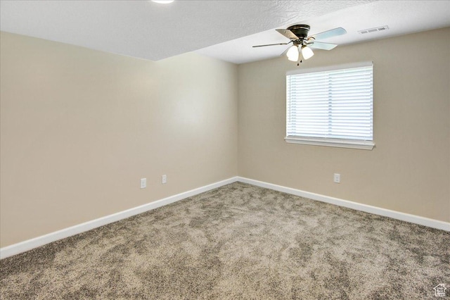 4595 W 1650 N, West Point, UT 84015 - spare room featuring carpet floors and ceiling fan