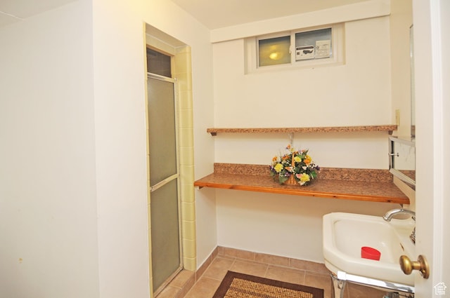 1160 E 12th St S, Ogden, UT 84404 - full bath with a shower stall and tile patterned floors