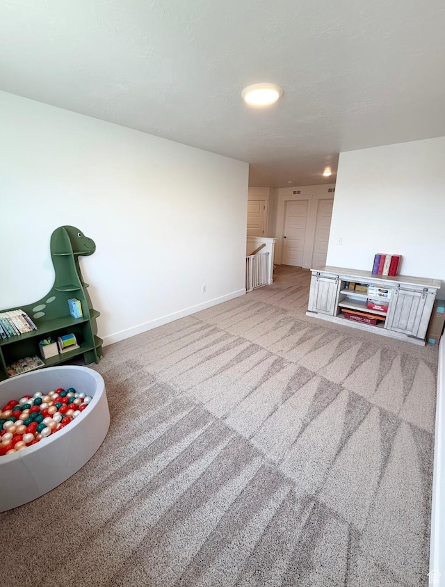 1258 E Bell Buoy Way, Eagle Mountain, UT 84005 - living room featuring carpet flooring and baseboards