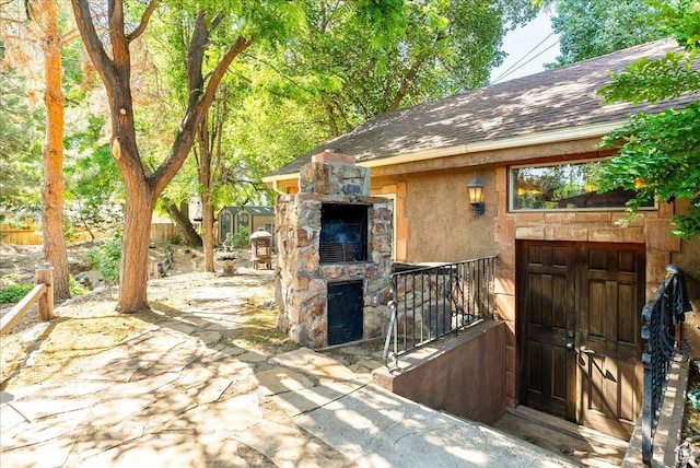 6690 S 1495 E, Cottonwood Heights, UT 84121 - view of outdoor structure with a fireplace