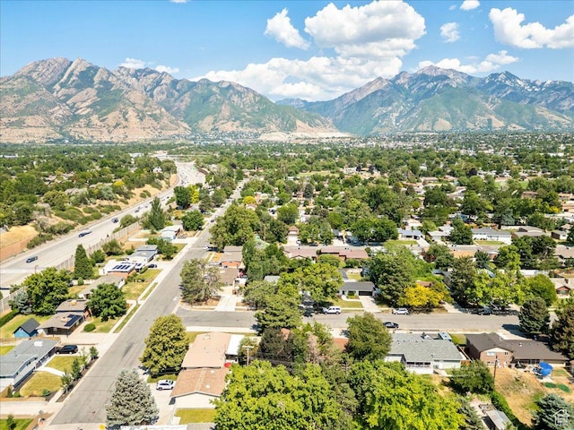 6690 S 1495 E, Cottonwood Heights, UT 84121 - aerial perspective of suburban area featuring mountains