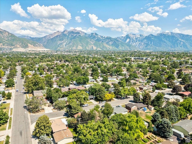 6690 S 1495 E, Cottonwood Heights, UT 84121 - drone / aerial view of a mountainous background