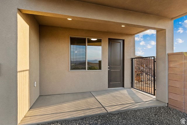 2162 W 320 S Unit 51, Hurricane, UT 84737 - view of exterior entry with stucco siding