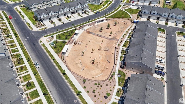 1128 E Bearing Dr S, Saratoga Springs, UT 84045 - aerial view of property and surrounding area with nearby suburban area