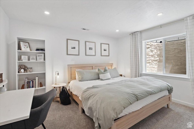 1128 E Bearing Dr S, Saratoga Springs, UT 84045 - carpeted bedroom with recessed lighting and baseboards