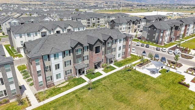3715 W 1480 N Unit 303, Lehi, UT 84043 - aerial perspective of suburban area with a mountain backdrop