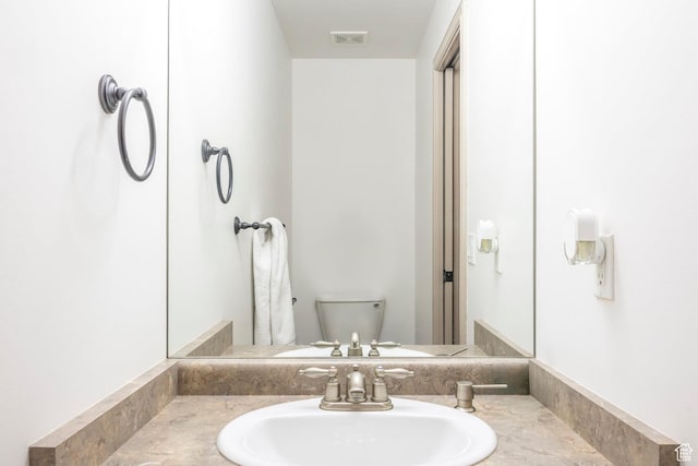 5689 W Sandy Stone Cir S, South Jordan, UT 84009 - half bath with vanity