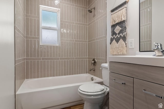 4621 S 150 W, Washington Terrace, UT 84405 - full bathroom featuring shower / bath combination and vanity