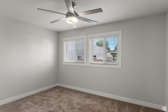 4621 S 150 W, Washington Terrace, UT 84405 - carpeted empty room featuring baseboards and ceiling fan