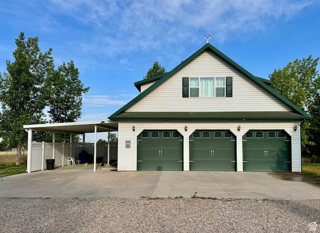 12 S Main, Holden, UT 84636 - garage with driveway