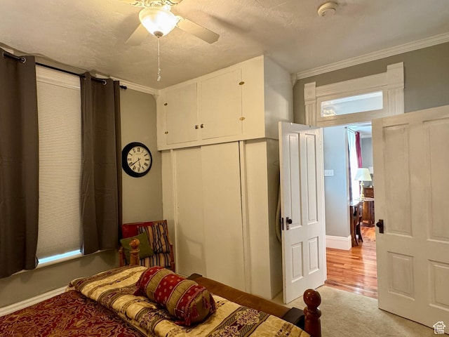 12 S Main, Holden, UT 84636 - bedroom with ornamental molding and a ceiling fan
